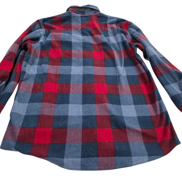 Wrangler Button Up Shirt Mens Multicolor Medium Plaid Flannel Casual Rugged - Picture 2 of 12